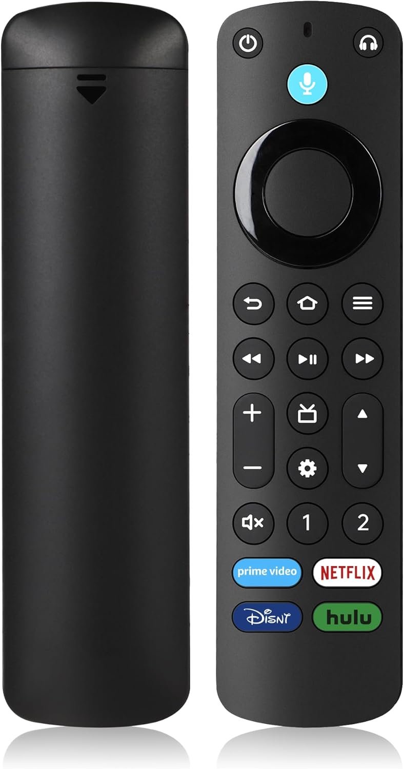 Newest Model Replacement Voice Remote Requires Compatible for Fire Smart Tvs Device Tv Controls for Amazon Alexa Voice Remote Pro