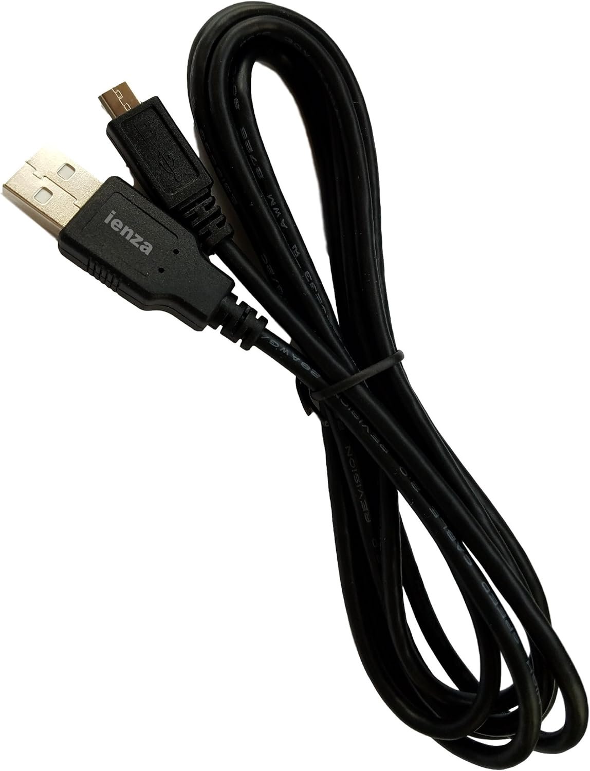 IENZA Replacement USB Power Cable for Fire TV Stick, Roku, and Chromecast (6-ft Cable - Power Adapter Not Included)