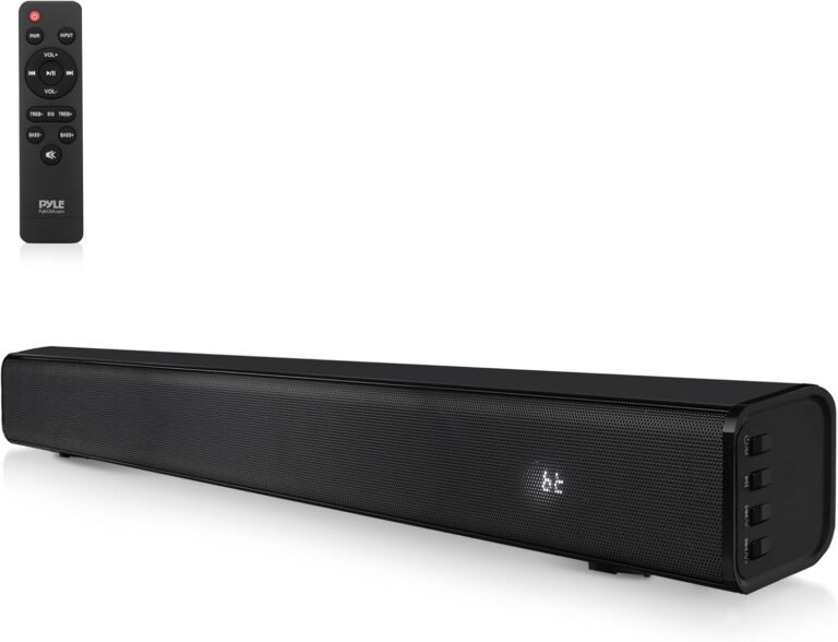 Pyle Wave Base Soundbar Review: A Compact Home Theater System for 2026
