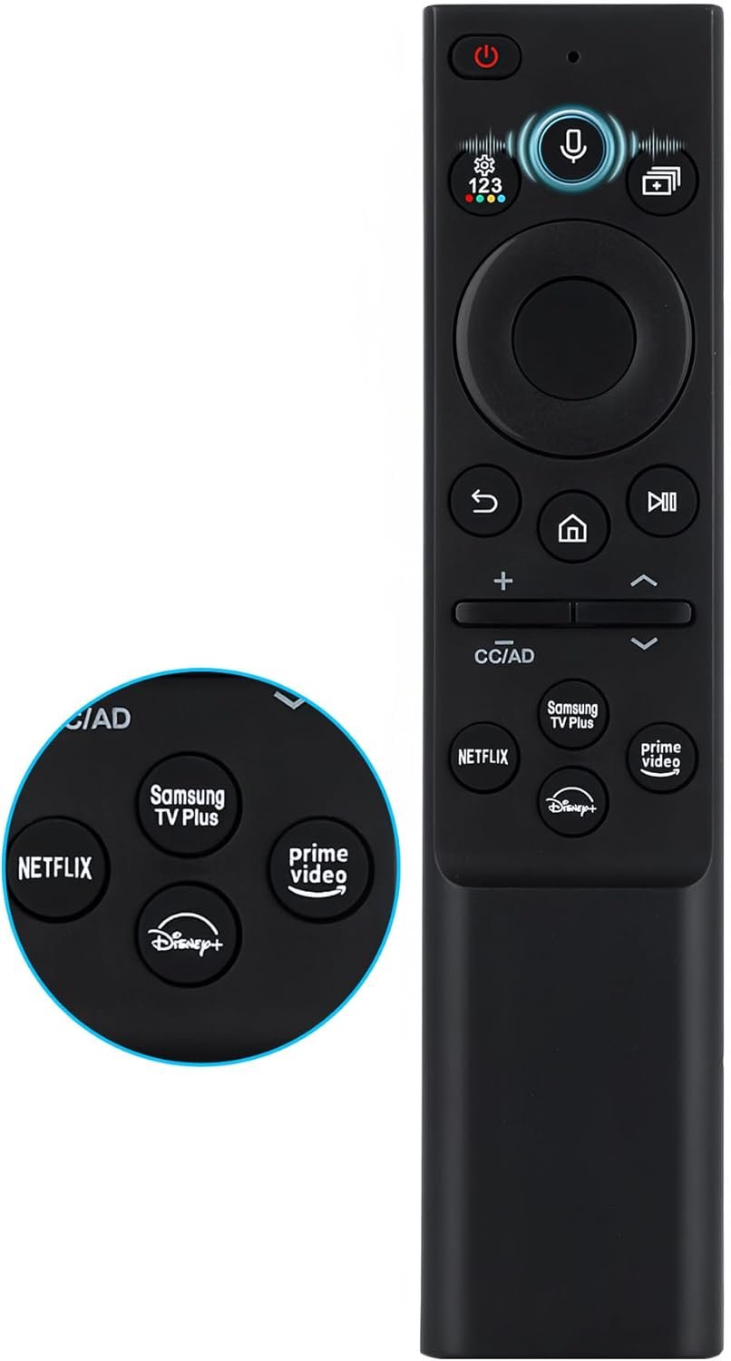 BN59-01385A Replacement for Samsung TV Remote Control - Compatible with Samsung Smart TVs, UHD, LED, LCD, QLED, and OLED and Frame 4K 8K - Easy Setup, Replacement for Lost or Damaged Remotes, No Solar