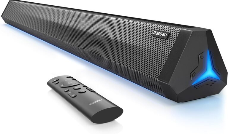 Passau Sound Bar 35 Inch Soundbar Review: Home Theater Audio for Smart TVs and Gaming