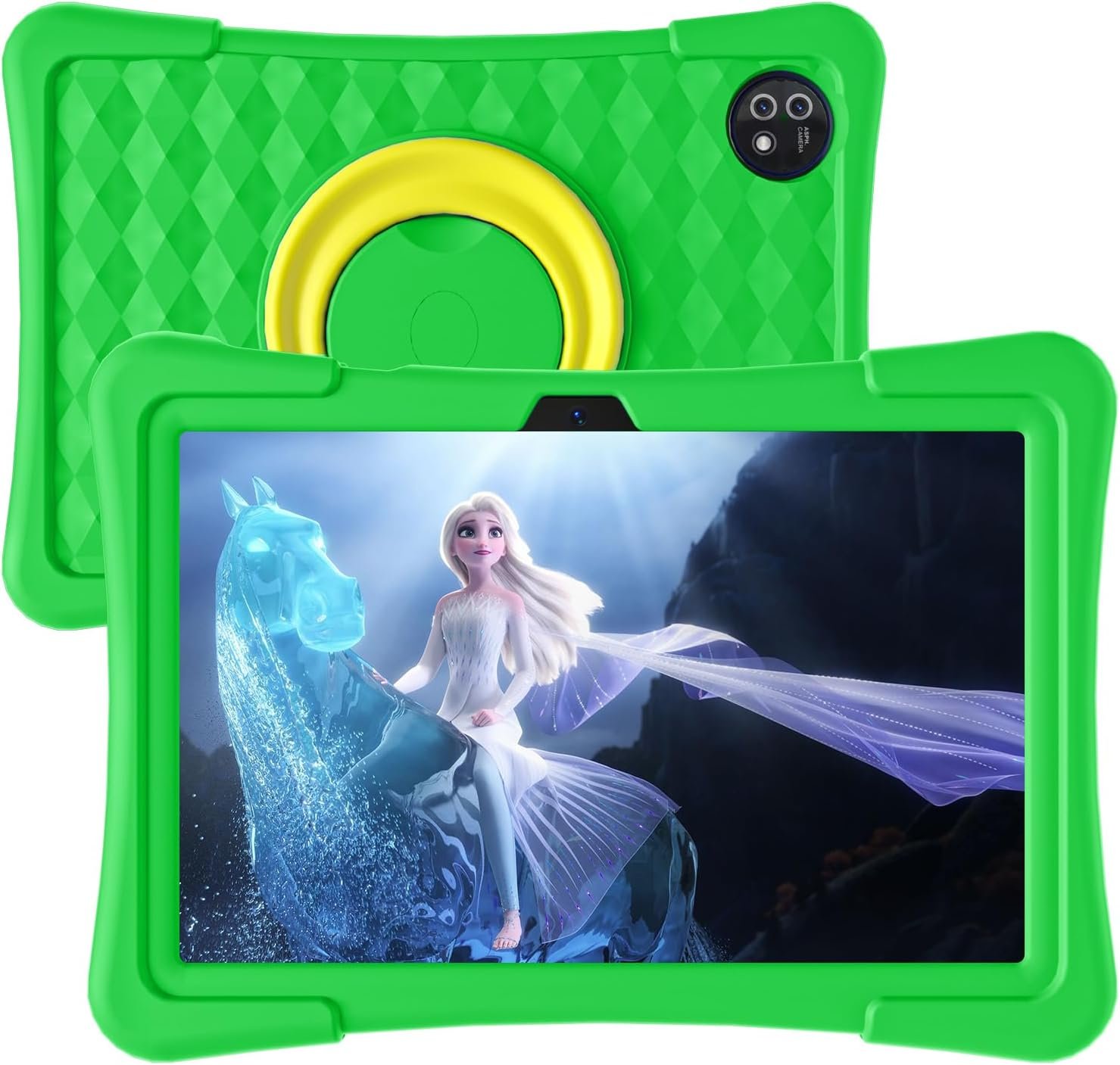 2024 Upgraded Kids Tablet, 10 Inch Android 13 Tablet for Kids with Case Included, Quad-Core, with Kids Space APP, Parental Control, 6GB+64GB, WiFi, Dual Camera, Great Gift for Toddler
