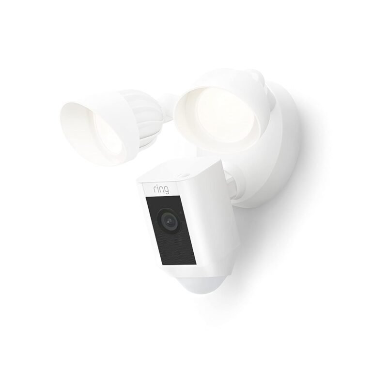 Ring Floodlight Cam Wired Plus: 1080p HD Security with Floodlights & Alexa Integration
