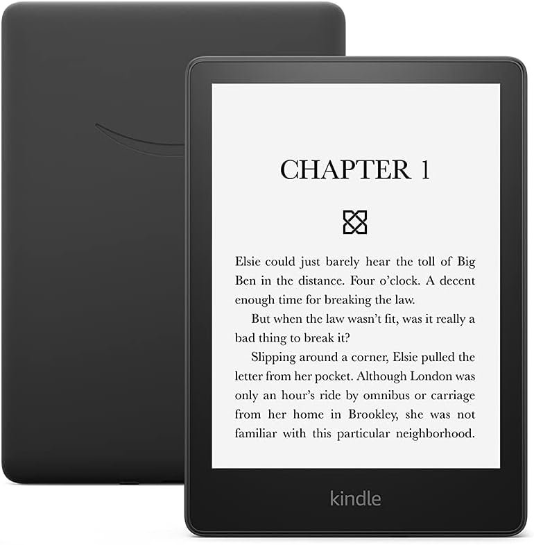 Amazon Kindle Paperwhite (8 GB) – Now with a larger display, adjustable warm light, increased battery life, and faster page turns – Black