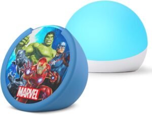 Echo Pop Kids Marvel’s Avengers with Glow — Kids Alexa Bundle