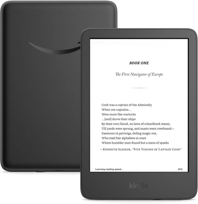 Like-New Amazon Kindle (16 GB) – Compact, Eco-Friendly E-Reader with Long Battery Life