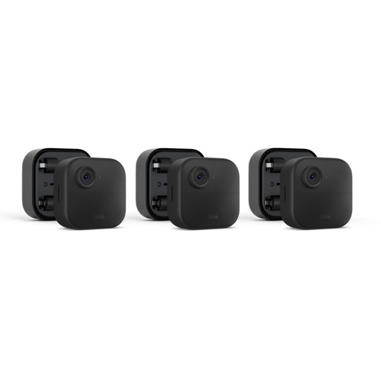 Blink Outdoor 4 Smart Security Camera: 4-Year Battery, HD Live View, and Enhanced Motion Detection for Home Protection