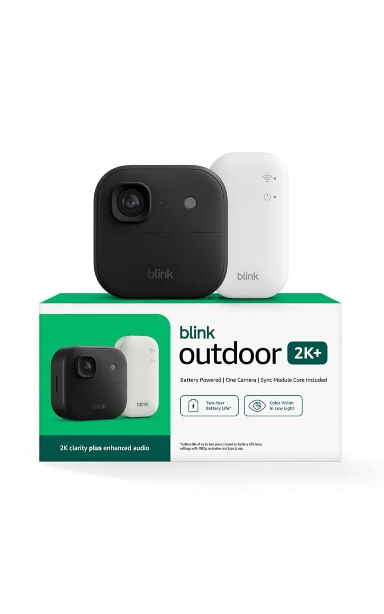 Blink Outdoor 2K+ Smart Security Camera Review: 2K Video, Weather Resistance, and Smart Detection