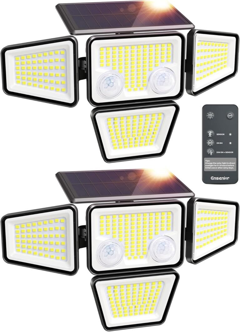 Ensenior Solar Lights Outdoor: A Comprehensive Guide to 2026 Smart Solar Security Lighting