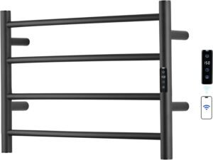 SHARNDY Smart Electric Towel Rack — Voice Control, Stainless Steel