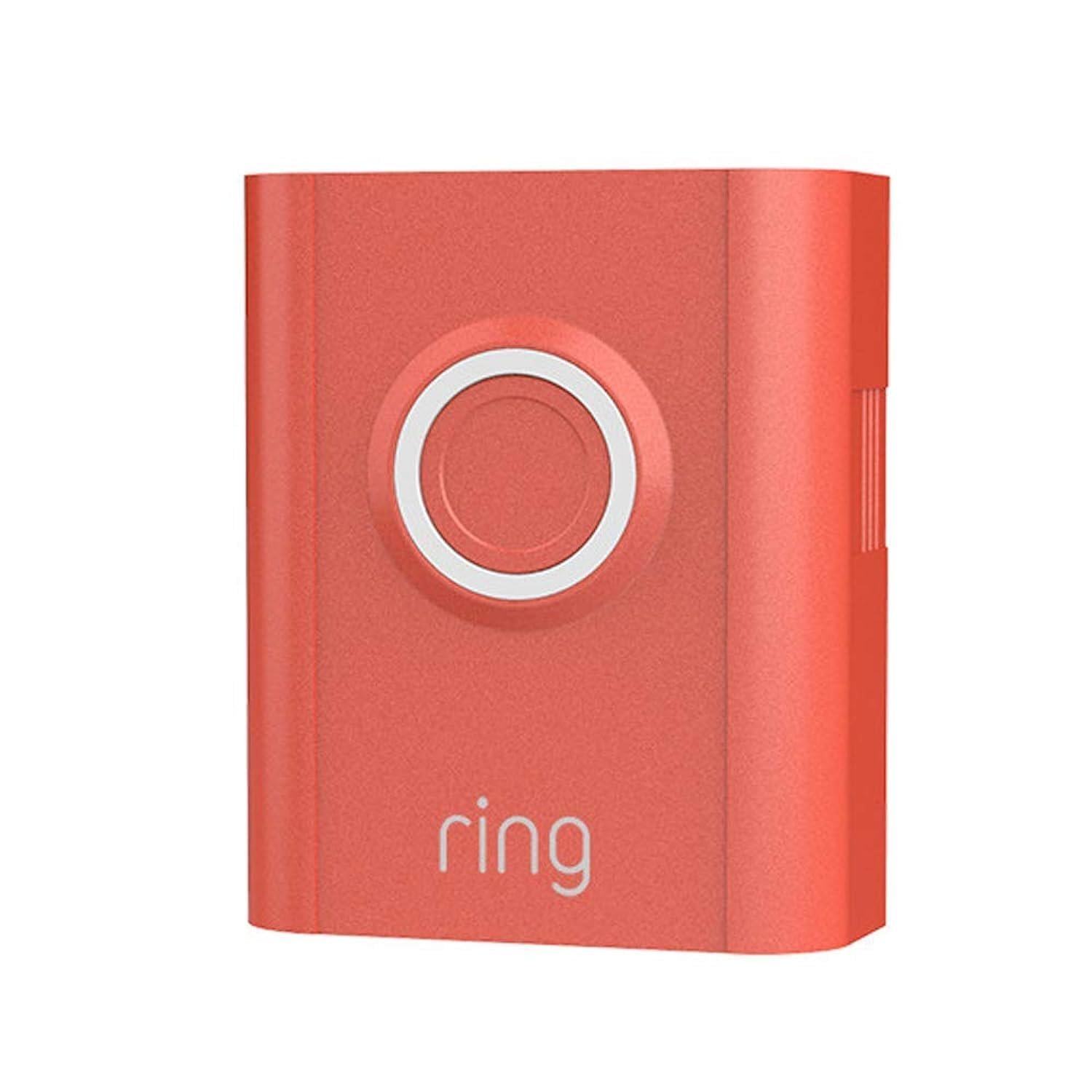 Ring Interchangeable Faceplate for Doorbells - Video Doorbell 3, Video Doorbell 3 Plus, Video Doorbell 4, Battery Doorbell Plus, Battery Doorbell Pro - Firecracker