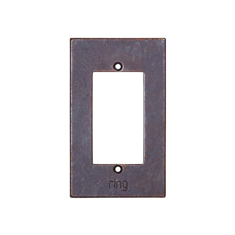 Ring Video Doorbell Elite Faceplate – Silicon Bronze Rust: Aesthetic Enhancements for Smart Home Security