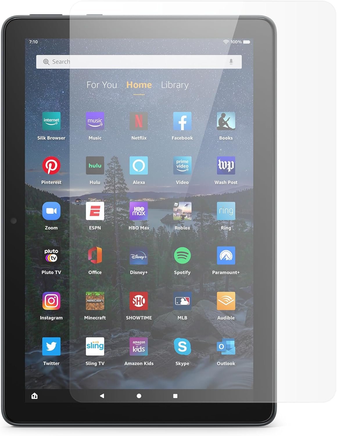 Made for Amazon Glass Screen Protector for Fire HD 10 tablet (2021 Release)