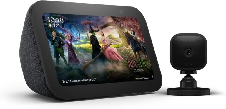 Echo Show 5 (3rd Gen) with Blink Mini | Charcoal