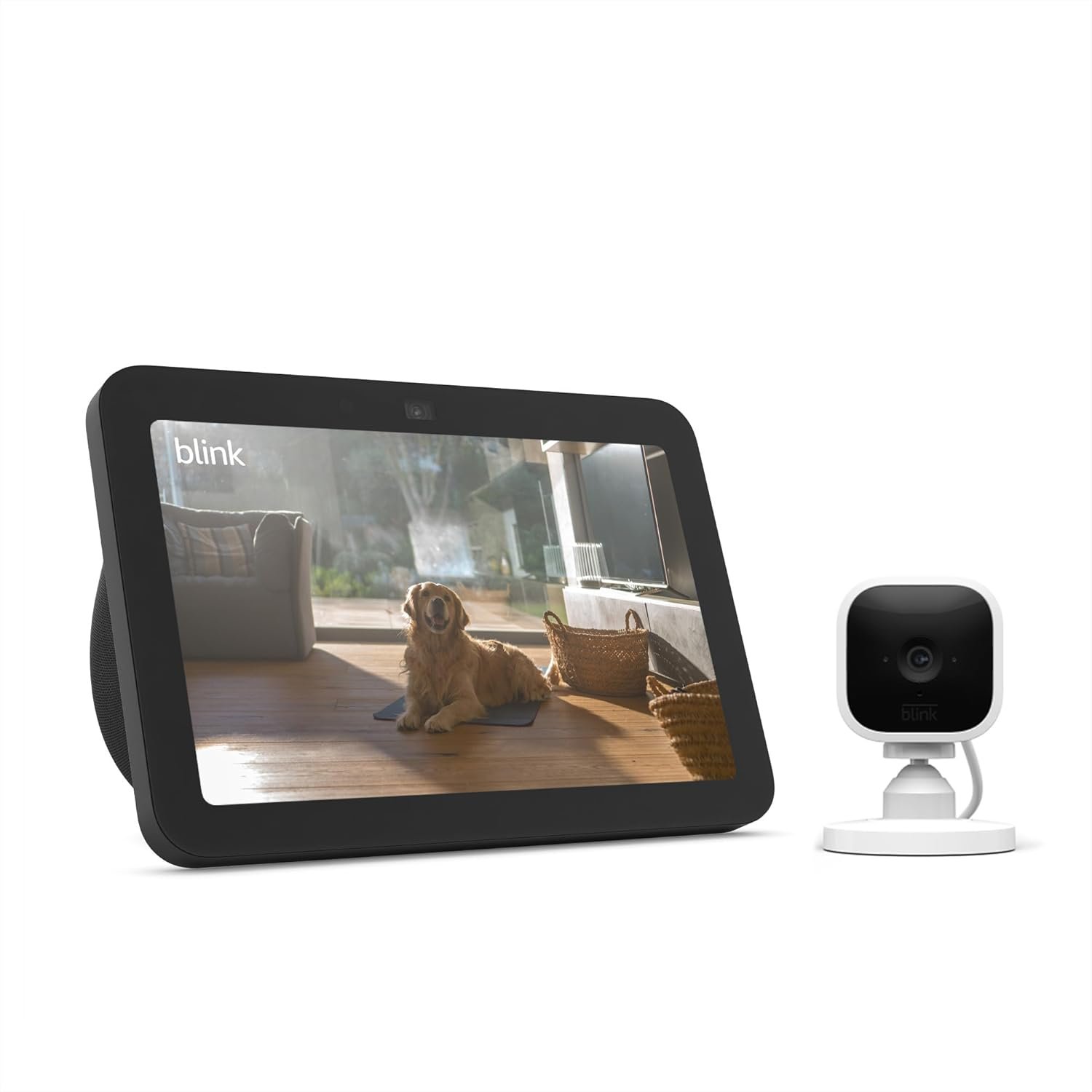 Echo Show 8 (3rd Gen, 2023 release) with Blink Mini | Charcoal