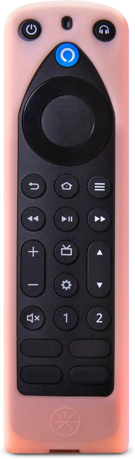 Amazon Alexa Voice Remote Pro Bundle: Includes, Amazon Alexa Voice Remote Pro | Black, and Made for Amazon Standing Remote Cover | Coral