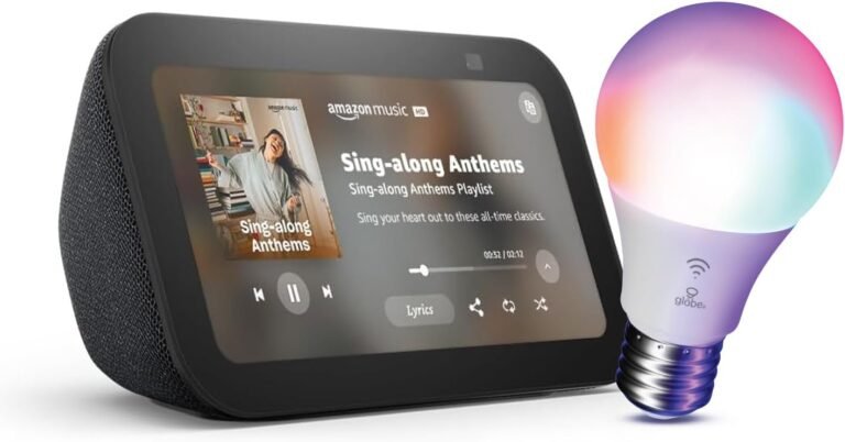 Echo Show 5 with Globe Electric Smart Bulb: Smart Home Automation Guide