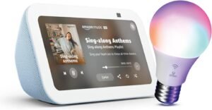 Echo Show 5 + Smart Bulb | Smart Home Starter Kit