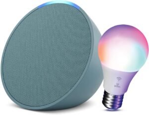 Echo Pop + Smart Bulb: Easy Voice-Controlled Lighting
