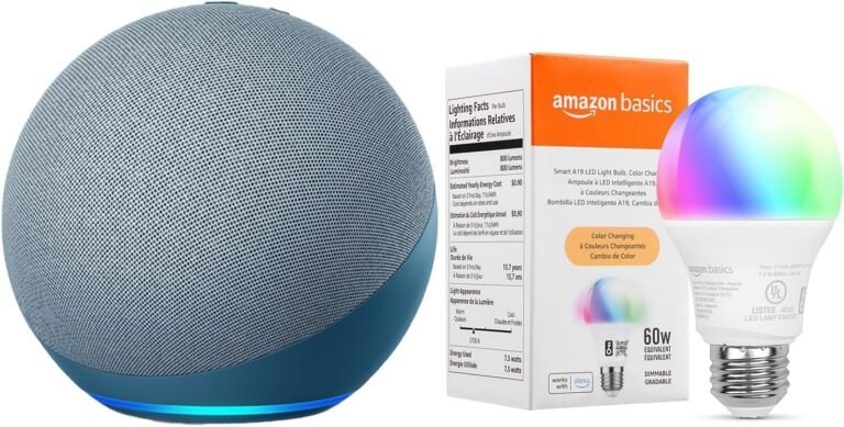 Echo (4th Gen) with Amazon Basics Smart Color Bulb: A Comprehensive Guide for 2026