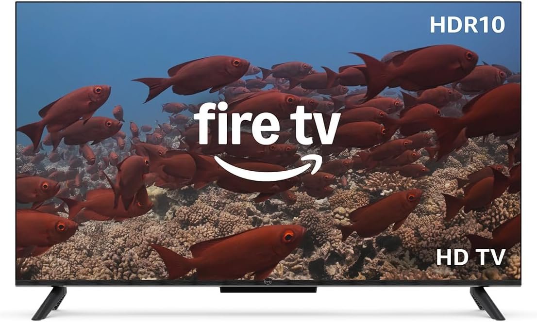 Amazon Fire TV 32" 2-Series (newest model), HD smart TV with Alexa Remote, fast streaming, Dolby Audio, Ambient Experience, free and live TV