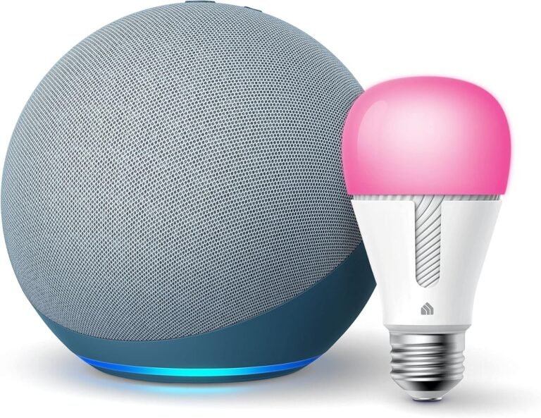 Echo (4th Gen) in Twilight Blue Bundle with TP-Link Kasa Smart Color Bulb Review