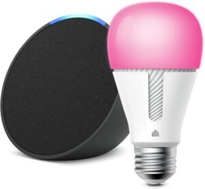 Echo Pop & Kasa Smart Bulb – Smart Home Bundle