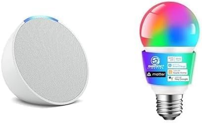 Echo Pop with Energetic Smart Color Bulb