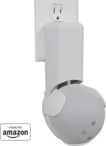Made For Amazon Outlet Hanger, White, for Echo Dot (4th Generation) Review