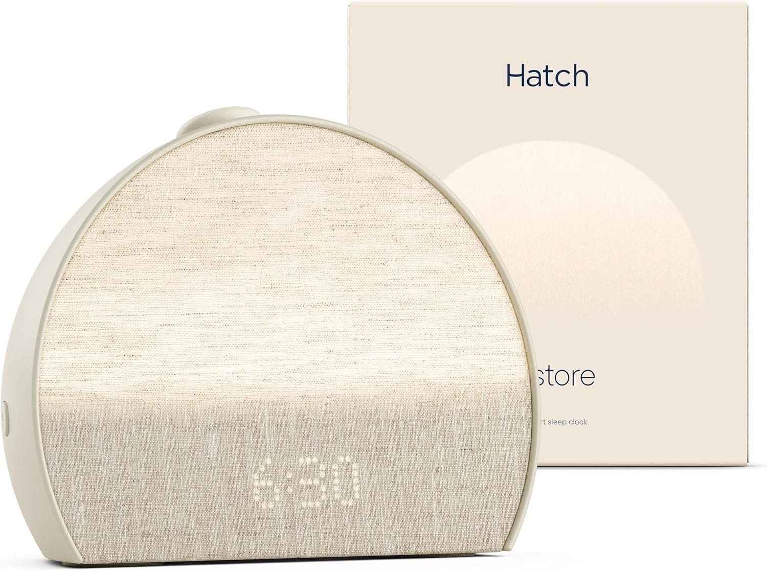 Hatch Restore 3 | Sunrise Alarm Clock, Smart Light, Sleep Audio (Putty) | White Noise Machine & Sunrise Alarm Light, 80+ Sleep Sounds, Screen-Free Bedtime Routine with Meditations via Hatch Sleep App